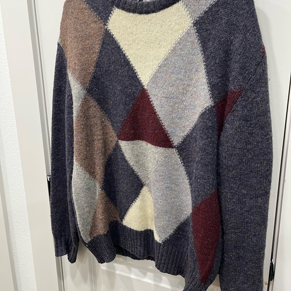 Maglificio Florence geometric pattern vintage‎ style pullover sweater - Picture 3 of 12